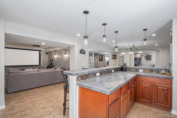 Interior, Kitchen, Living room, Pendant Lights, Recessed Lighting