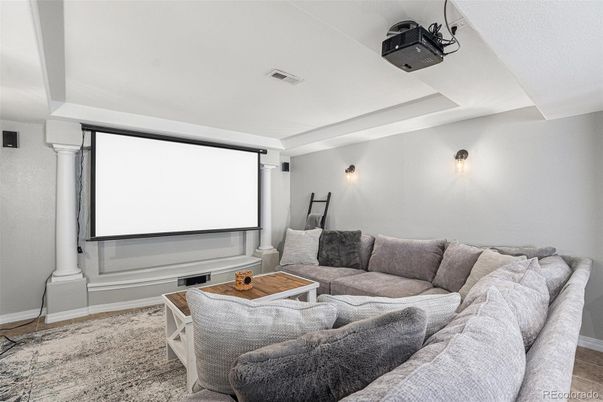 Interior, Living room, Projection Screen, Theatre Room