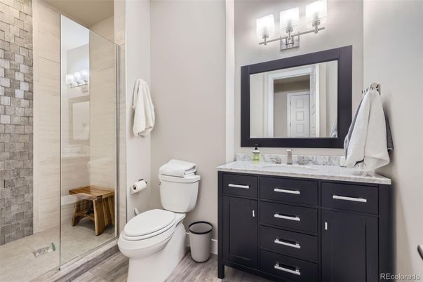 Bathroom, Glass Shower, Interior