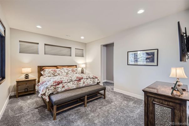 Bedroom, Interior, Recessed Lighting