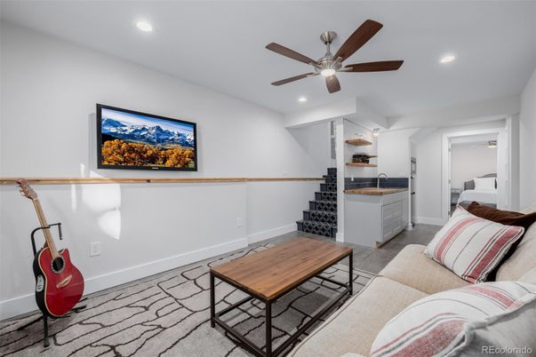 Interior, Living room, Recessed Lighting