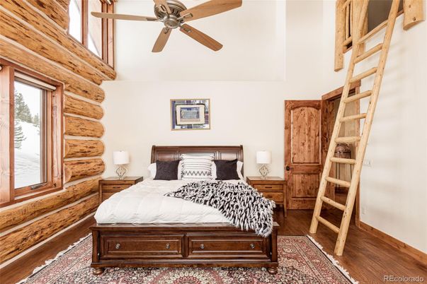 Bedroom, Interior, Wood Texture Flooring, Wooden Walls