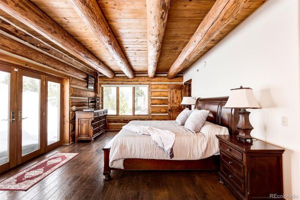 Bedroom, Interior, Wooden Beams, Wooden Ceilings, Wood Texture Flooring, Wooden Walls