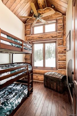 Bedroom, Interior, Recessed Lighting, Wooden Ceilings, Wood Texture Flooring, Wooden Walls