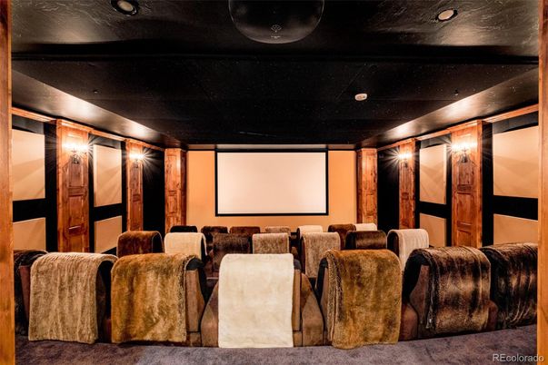 Interior, Projection Screen, Theatre Room