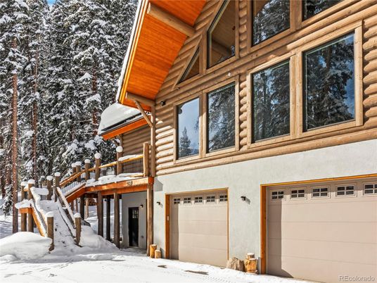 Attached, Exterior, Facade, Log Home