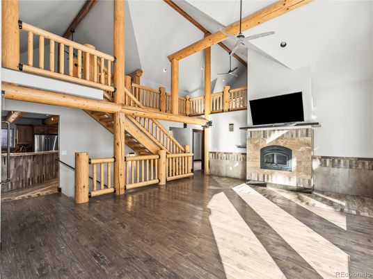 Fireplace, Interior, Wooden Beams, Wood Texture Flooring