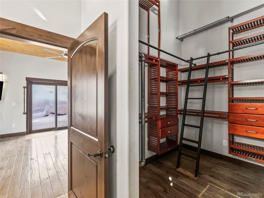 Interior, Walk-in Closets, Wood Texture Flooring
