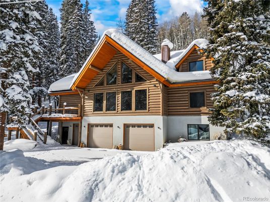 Attached, Exterior, Facade, Log Home