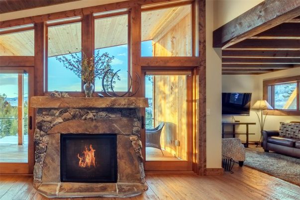 Fireplace, Interior, Wooden Beams, Wood Texture Flooring