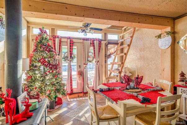 Dining room, Interior, Wooden Beams
