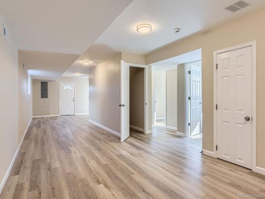 Empty room, Interior, Wood Texture Flooring