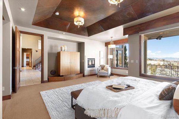 Bedroom, Interior, Pendant Lights, Recessed Lighting