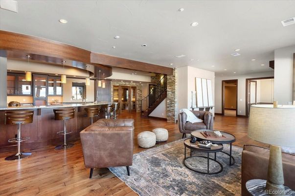 Interior, Recessed Lighting, Wood Texture Flooring