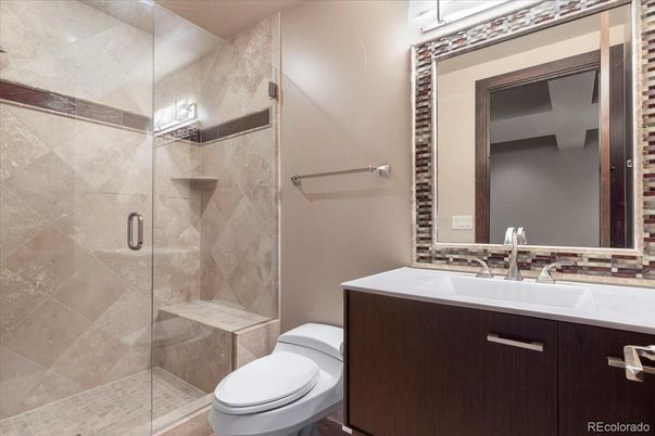 Bathroom, Glass Shower, Interior