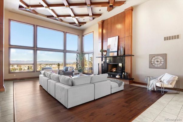 Fireplace, Interior, Living room, Wooden Beams, Wood Texture Flooring, Wooden Walls