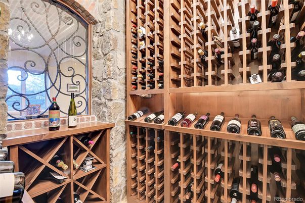 Interior, Stone Walls, Wine Storage