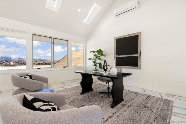 Home Office, Interior, Living room, Marble, Recessed Lighting