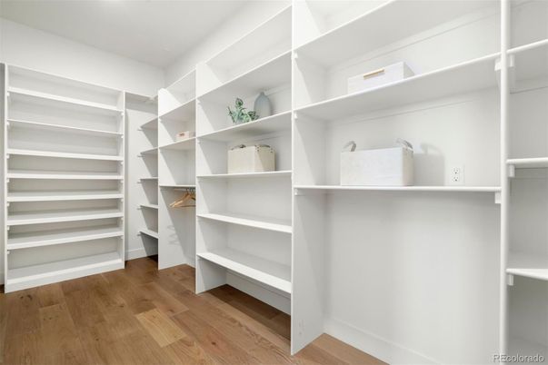 Interior, Walk-in Closets, Wood Texture Flooring
