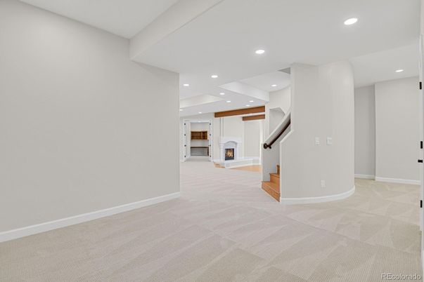 Fireplace, Interior, Recessed Lighting