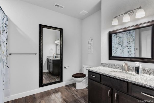 Bathroom, Interior, Wood Texture Flooring