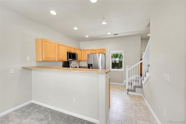 Interior, Kitchen, Recessed Lighting, Stainless Steel Appliances