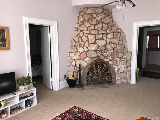 Fireplace, Interior, Stone Walls