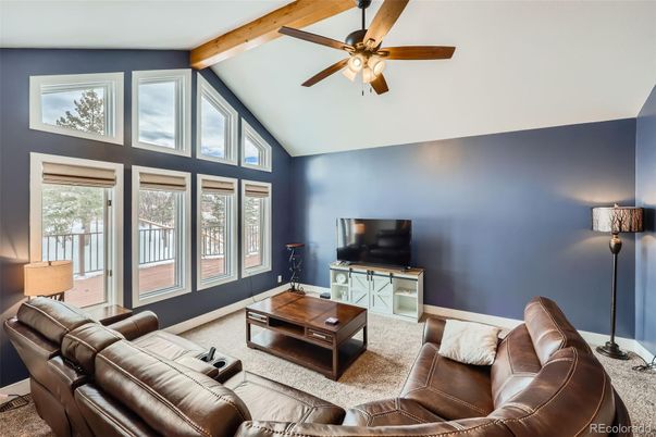 Interior, Living room, Wooden Beams
