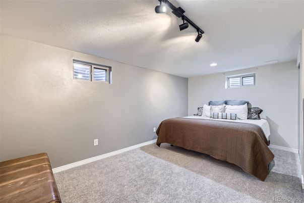 Bedroom, Interior, Recessed Lighting
