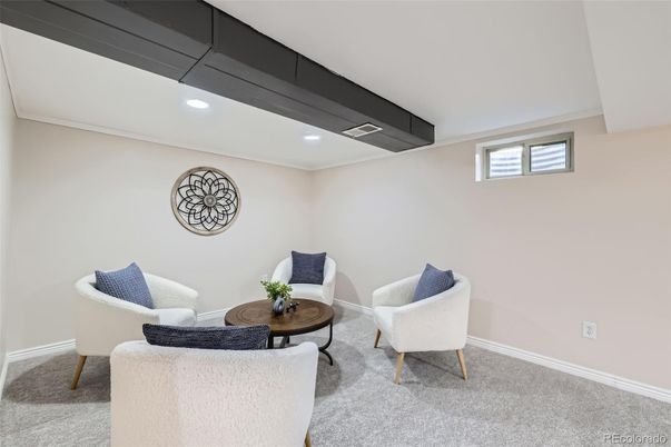 Interior, Living room, Recessed Lighting