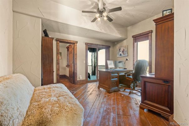 Home Office, Interior, Wood Texture Flooring