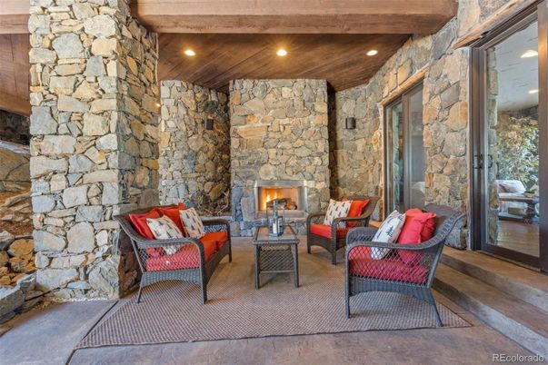 Exterior, Fireplace, Stone Walls