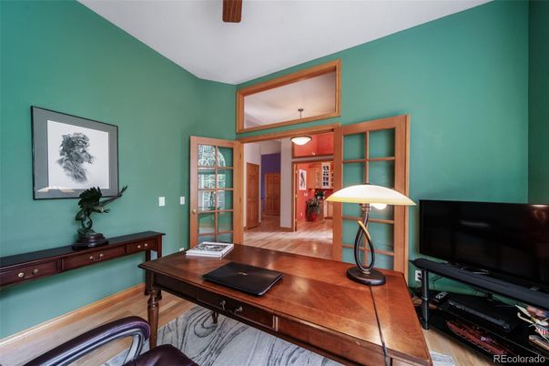 Home Office, Interior, Wood Texture Flooring