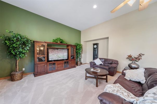 Interior, Living room, Recessed Lighting