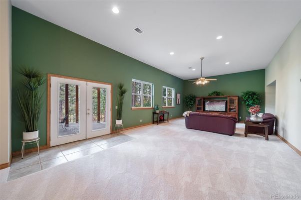 Interior, Living room, Recessed Lighting