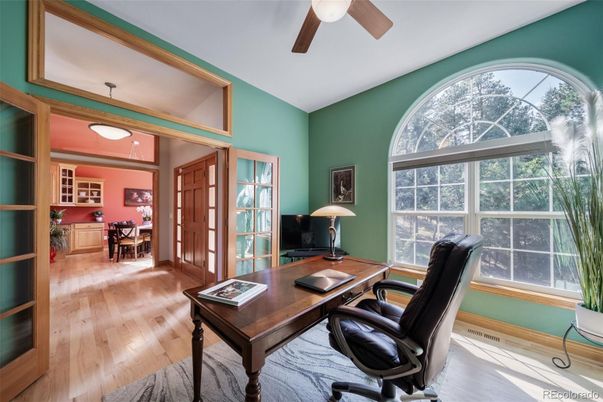 Home Office, Interior, Wood Texture Flooring