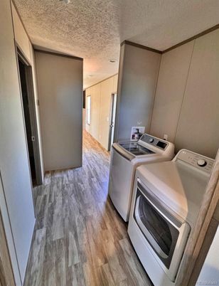 Interior, Washer, Wood Texture Flooring