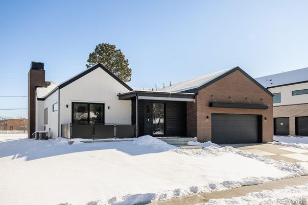 Attached, Exterior, Facade, Brick Facade, Farmhouse