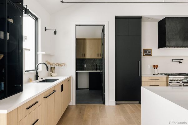 Interior, Kitchen, Wood Texture Flooring