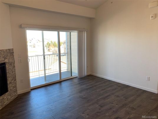Empty room, Fireplace, Interior, Wood Texture Flooring