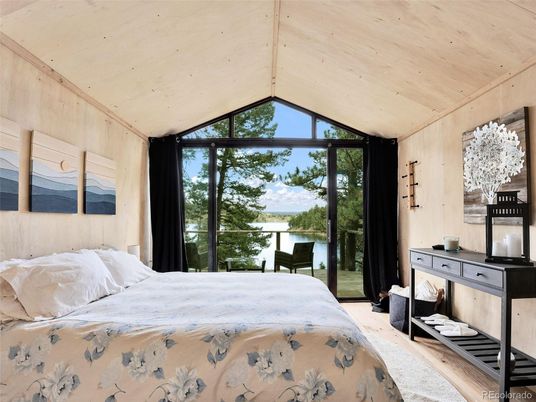 Bedroom, Interior, Wooden Ceilings