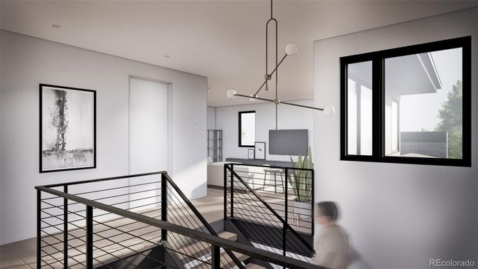 Interior, Pendant Lights, Recessed Lighting, Wood Texture Flooring