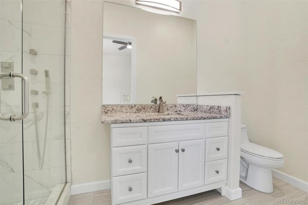 Bathroom, Glass Shower, Interior