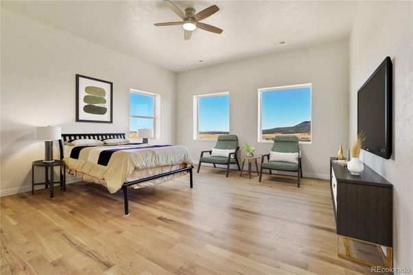 Bedroom, Interior, Wood Texture Flooring