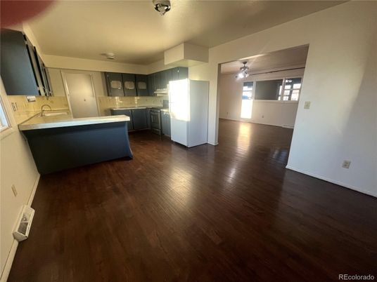 Interior, Kitchen, Wood Texture Flooring