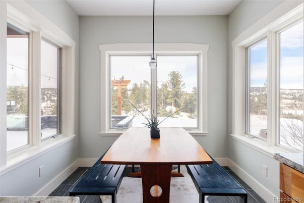 Dining room, Interior, Pendant Lights