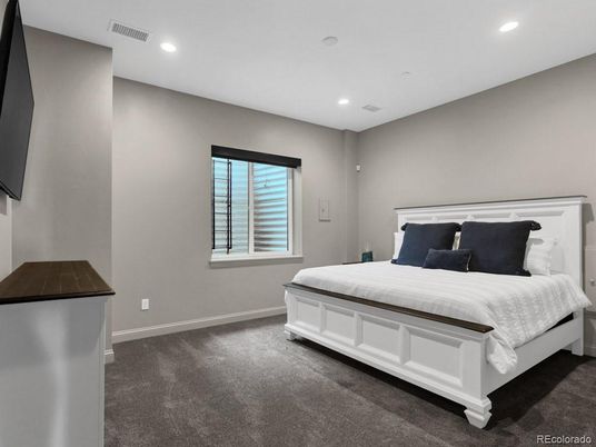 Bedroom, Interior, Recessed Lighting