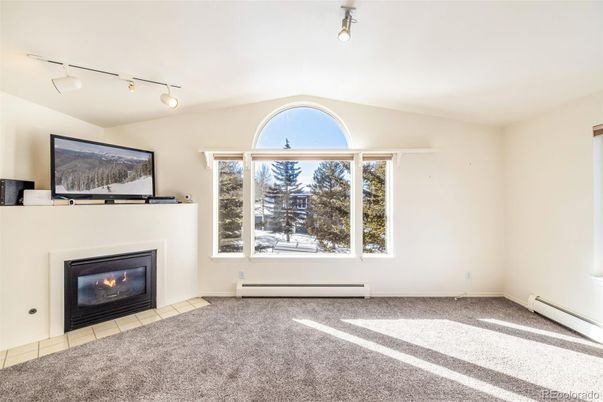 Empty room, Fireplace, Interior