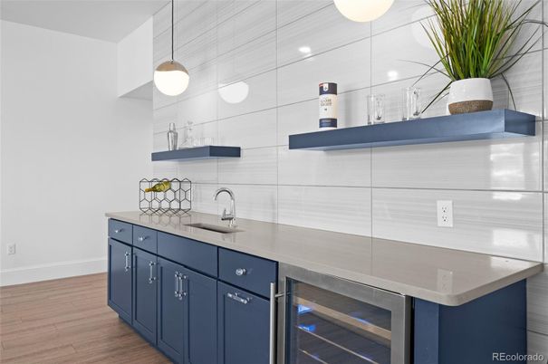 Interior, Kitchen, Pendant Lights, Stainless Steel Appliances, Wood Texture Flooring