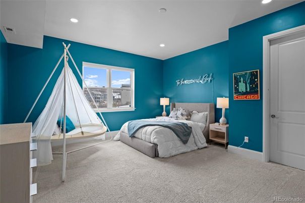 Bedroom, Interior, Recessed Lighting
